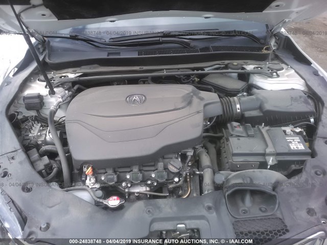 19UUB3F50FA010077 - 2015 ACURA TLX TECH WHITE photo 10