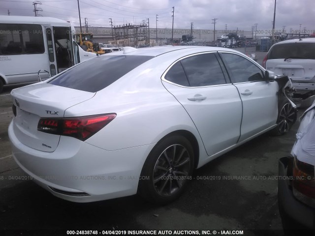 19UUB3F50FA010077 - 2015 ACURA TLX TECH WHITE photo 4