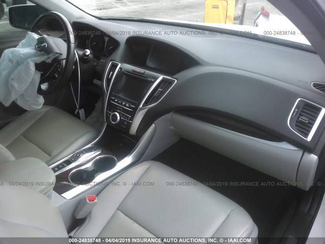 19UUB3F50FA010077 - 2015 ACURA TLX TECH WHITE photo 5