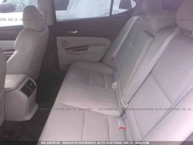19UUB3F50FA010077 - 2015 ACURA TLX TECH WHITE photo 8
