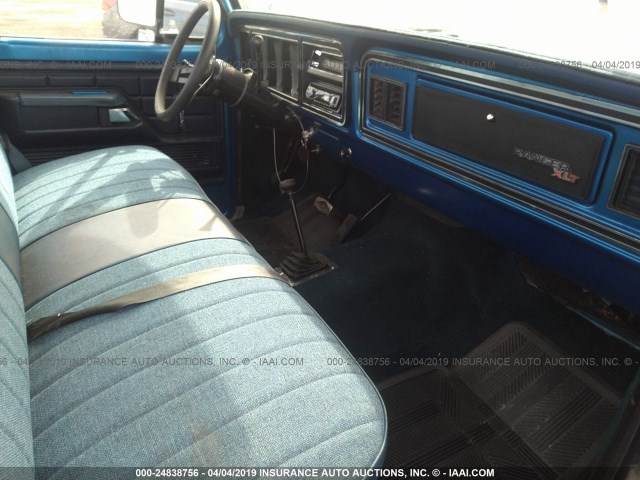 F14SRAG8507 - 1978 FORD F100 BLUE photo 5