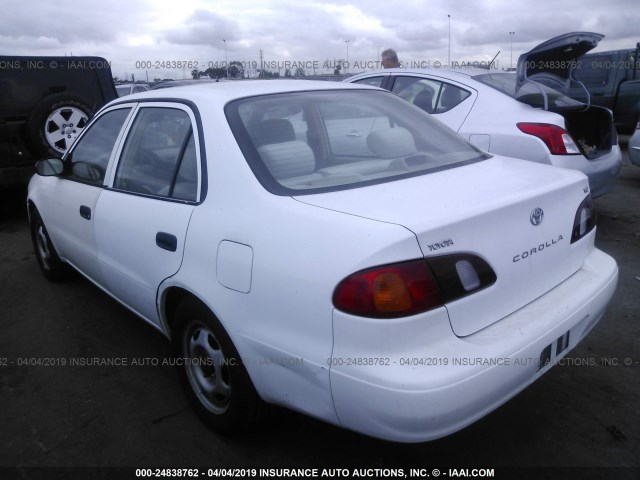 1NXBR12E1XZ287134 - 1999 TOYOTA COROLLA VE/CE/LE WHITE photo 3