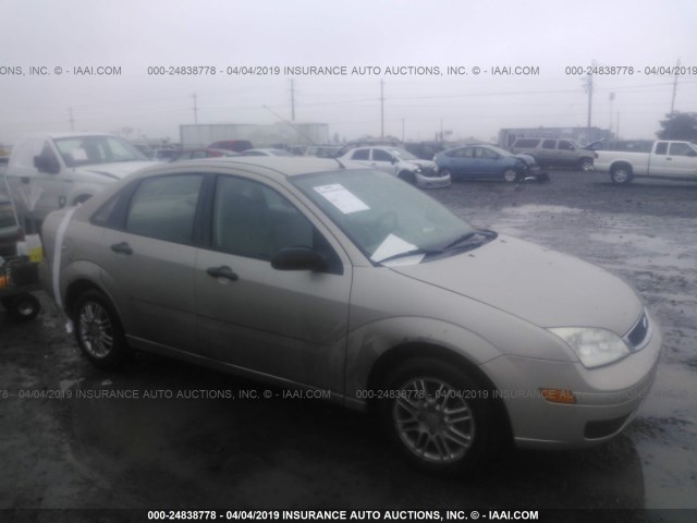 1FAFP34N57W247170 - 2007 FORD FOCUS ZX4/S/SE/SES GOLD photo 1
