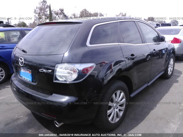 JM3ER2AM7B0388881 - 2011 MAZDA CX-7 BLACK photo 4