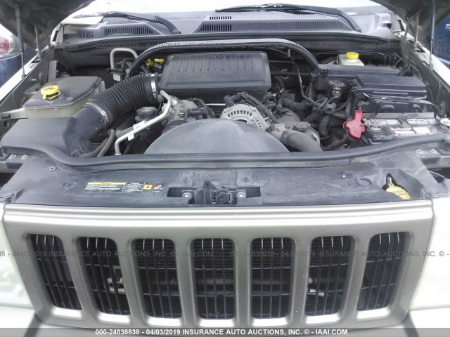 1J8HH48N56C125854 - 2006 JEEP COMMANDER BROWN photo 10