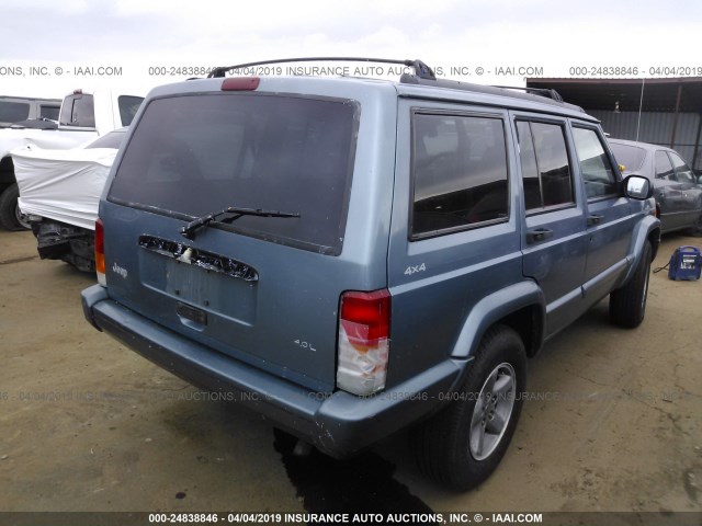1J4FJ68S7WL215604 - 1998 JEEP CHEROKEE SPORT/CLASSIC ლურჯი ფოტო 4