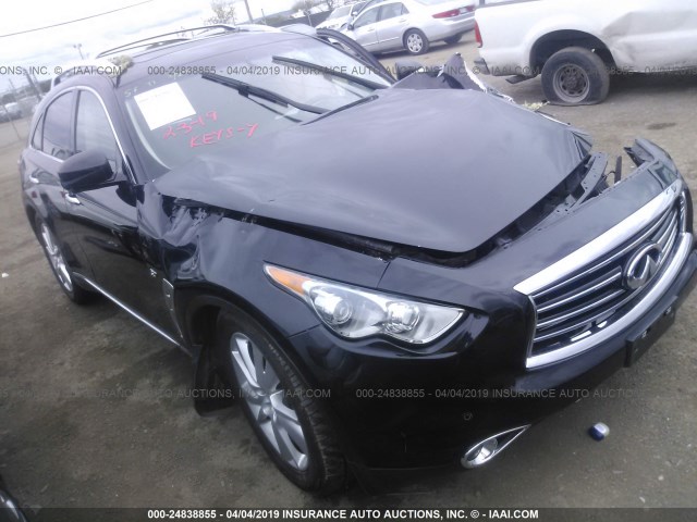 JN8CS1MW9GM400125 - 2016 INFINITI QX70 BLACK photo 1