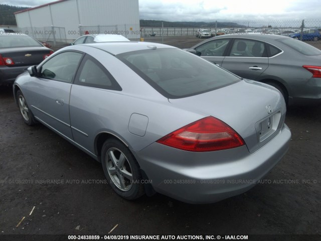 1HGCM72674A016757 - 2004 HONDA ACCORD EX SILVER photo 3