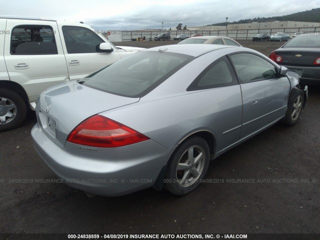 1HGCM72674A016757 - 2004 HONDA ACCORD EX SILVER photo 4