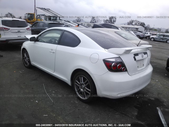JTKDE167X80261153 - 2008 TOYOTA SCION TC WHITE photo 3