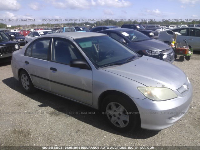 2HGES16354H547792 - 2004 HONDA CIVIC DX VP Gümüş foto 1