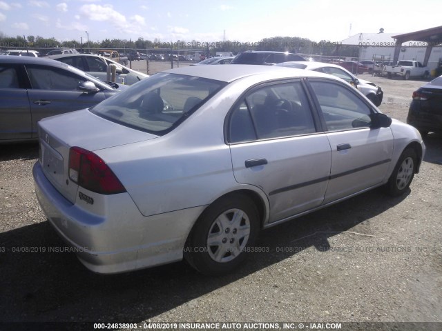 2HGES16354H547792 - 2004 HONDA CIVIC DX VP Gümüş foto 4