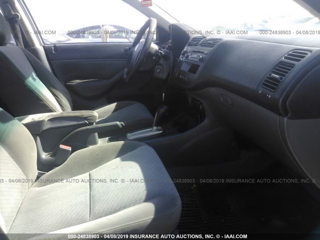 2HGES16354H547792 - 2004 HONDA CIVIC DX VP Gümüş foto 5