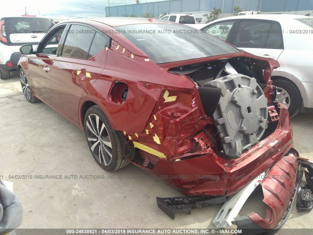 1N4BL4FV3KC140030 - 2019 NISSAN ALTIMA PLATINUM RED photo 3