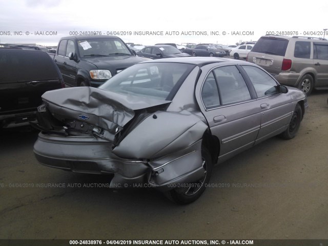 2G1WL52M4T9208352 - 1996 CHEVROLET LUMINA GRAY photo 4