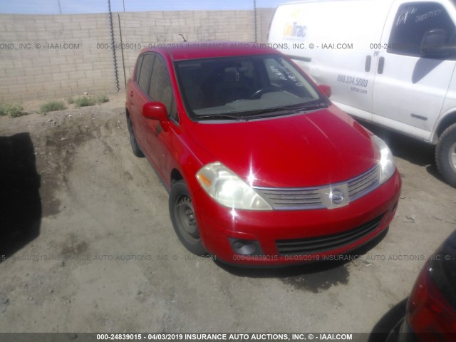 3N1BC13EX7L397178 - 2007 NISSAN VERSA S/SL RED photo 6