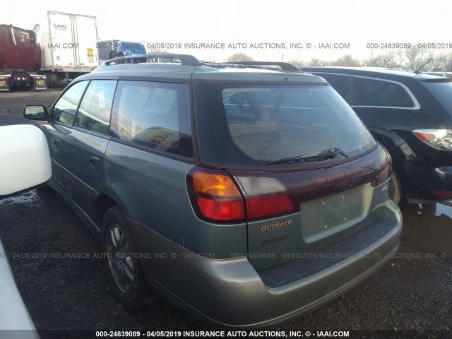 4S3BH675037628612 - 2003 SUBARU LEGACY OUTBACK AWP 灰色 照片 3