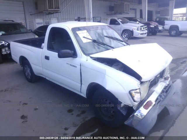 4TANL42N8VZ306360 - 1997 TOYOTA TACOMA WHITE photo 1