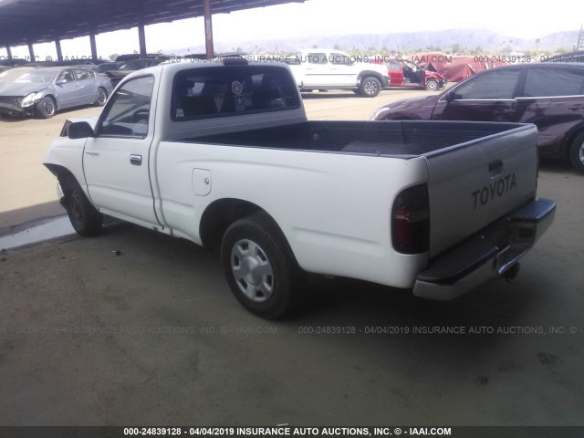 4TANL42N8VZ306360 - 1997 TOYOTA TACOMA WHITE photo 3