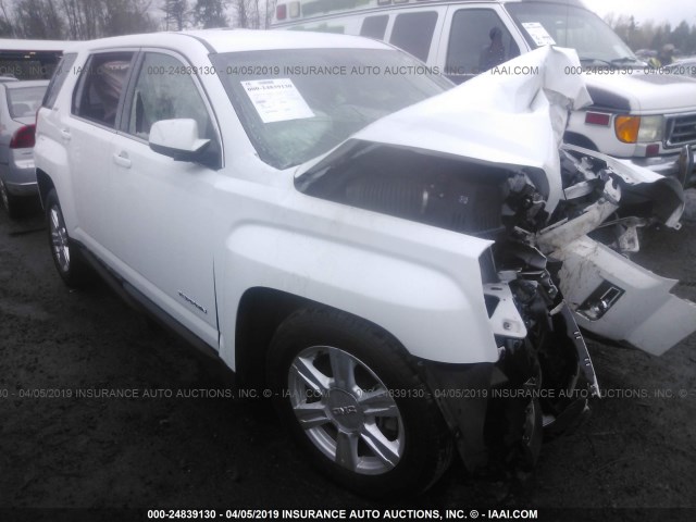 2GKALMEK4F6399738 - 2015 GMC TERRAIN SLE WHITE photo 1