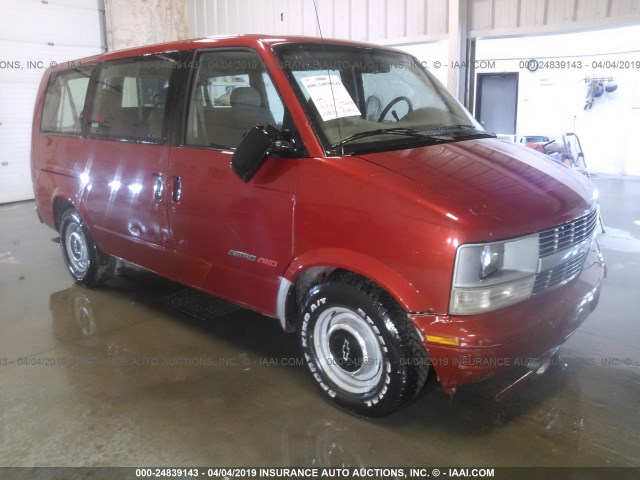 1GNEL19W5VB213684 - 1997 CHEVROLET ASTRO RED photo 1