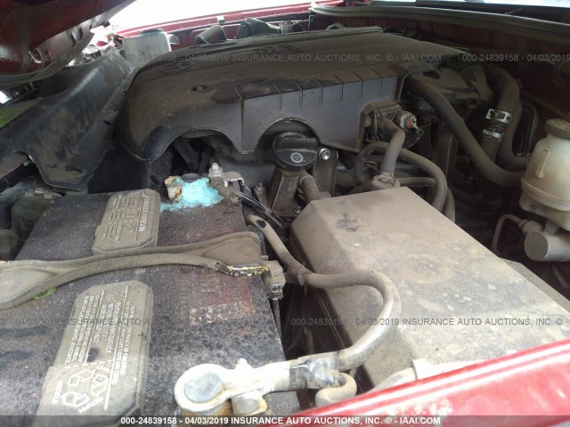 5TFTU4GN2DX037669 - 2013 TOYOTA TACOMA PRERUNNER ACCESS CAB RED photo 10