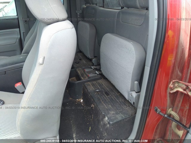 5TFTU4GN2DX037669 - 2013 TOYOTA TACOMA PRERUNNER ACCESS CAB RED photo 8
