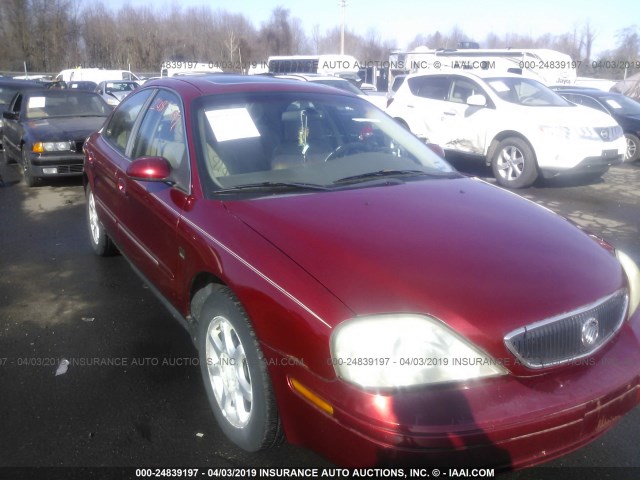 1MEFM53S5YA645109 - 2000 MERCURY SABLE LS RED photo 6