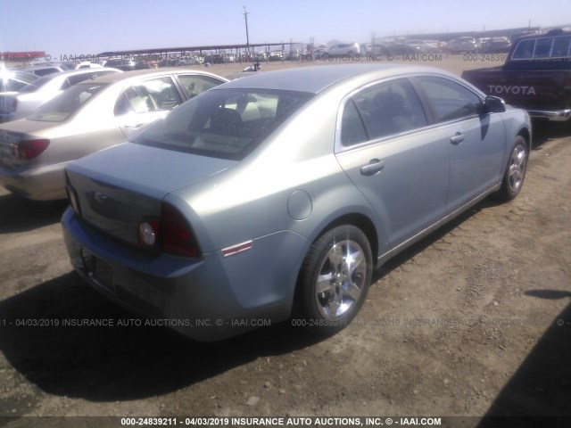 1G1ZH57B394128560 - 2009 CHEVROLET MALIBU 1LT 蓝色 照片 4