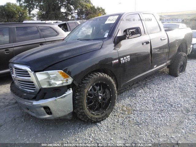 1C6RR7GT9GS168294 - 2016 RAM 1500 SLT BLACK photo 2