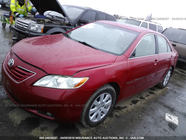 JTNBE46K973060194 - 2007 TOYOTA CAMRY NEW GENERAT CE/LE/XLE/SE RED photo 2