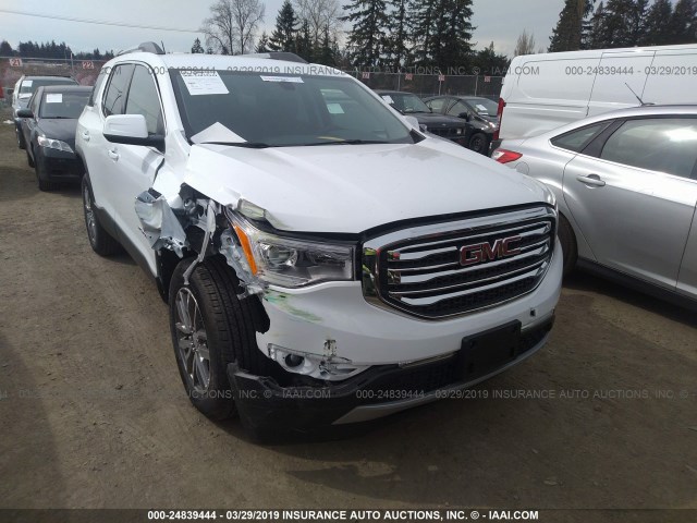 1GKKNSLA9KZ203983 - 2019 GMC ACADIA SLE WHITE photo 1