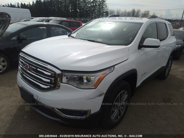 1GKKNSLA9KZ203983 - 2019 GMC ACADIA SLE WHITE photo 2