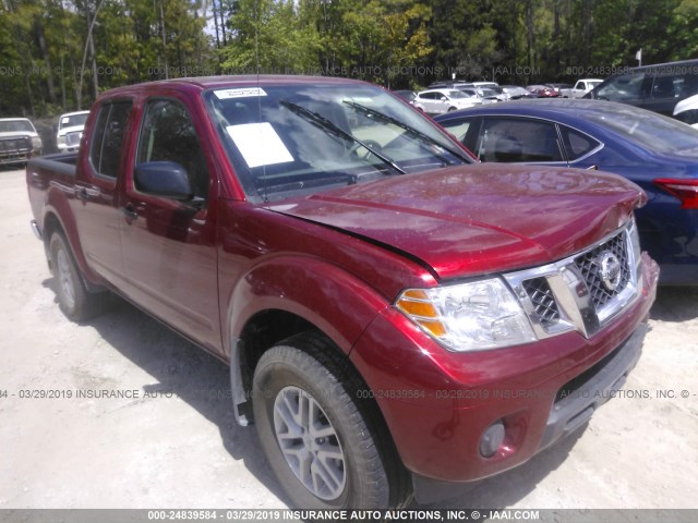 1N6AD0EV1KN719340 - 2019 NISSAN FRONTIER S/SV/SL/PRO-4X RED photo 1