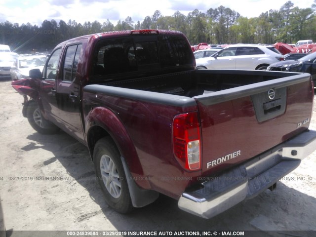 1N6AD0EV1KN719340 - 2019 NISSAN FRONTIER S/SV/SL/PRO-4X RED photo 3