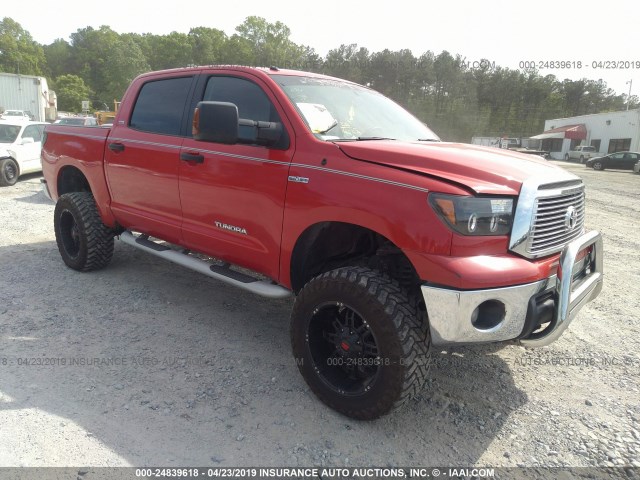 5TFEM5F19BX022161 - 2011 TOYOTA TUNDRA RED photo 1