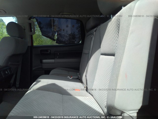 5TFEM5F19BX022161 - 2011 TOYOTA TUNDRA RED photo 8