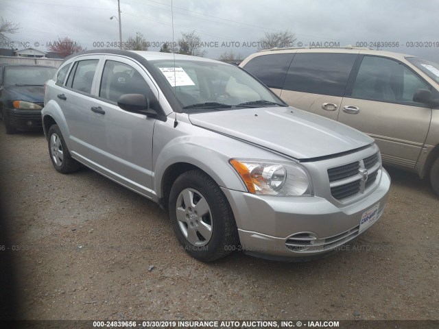 1B3HB28B98D504275 - 2008 DODGE CALIBER SILVER photo 1