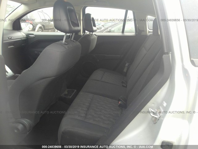 1B3HB28B98D504275 - 2008 DODGE CALIBER SILVER photo 8