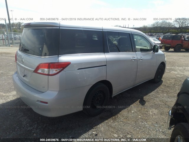 JN8AE2KP1C9039518 - 2012 NISSAN QUEST S/SV/SL/LE WHITE photo 4