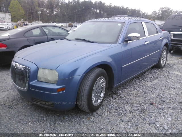 2C3KA43R67H822108 - 2007 CHRYSLER 300 BLUE photo 2