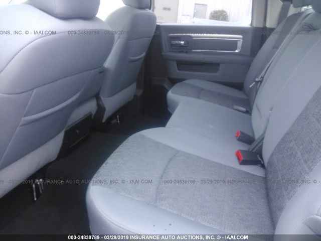 1C6RR7TT8KS522109 - 2019 RAM 1500 CLASSIC SLT Negro foto 8