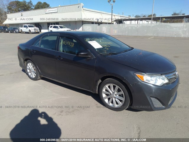 4T1BD1FK0CU061997 - 2012 TOYOTA CAMRY HYBRID/LE/XLE GRAY photo 1