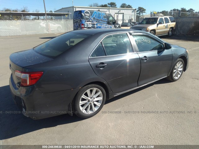 4T1BD1FK0CU061997 - 2012 TOYOTA CAMRY HYBRID/LE/XLE GRAY photo 4