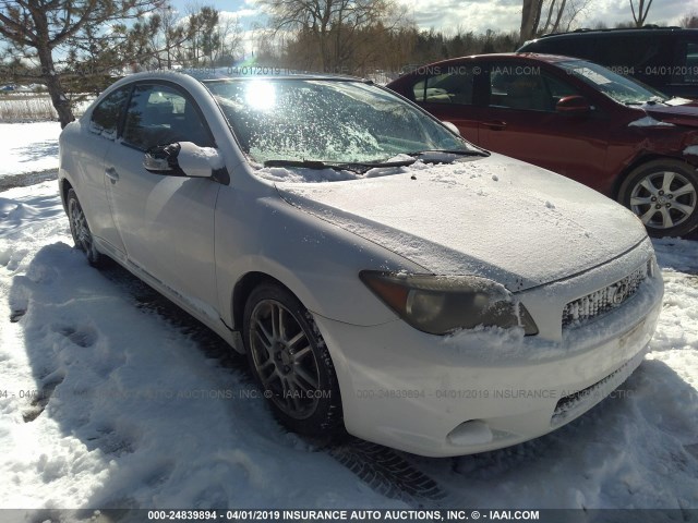 JTKDE177250043430 - 2005 TOYOTA SCION TC WHITE photo 1