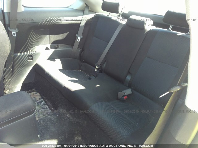 JTKDE177250043430 - 2005 TOYOTA SCION TC WHITE photo 8