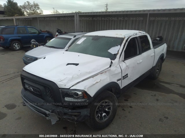 1C6RR7YT7GS118718 - 2016 RAM 1500 REBEL WHITE photo 6