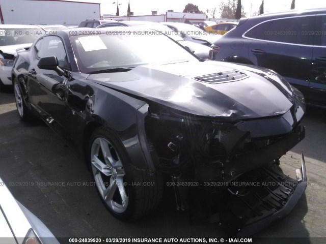 1G1FH1R7XK0107223 - 2019 CHEVROLET CAMARO SS BLACK photo 1