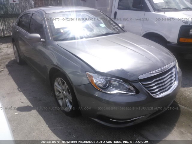 1C3CCBBB4CN137596 - 2012 CHRYSLER 200 TOURING GRAY photo 1