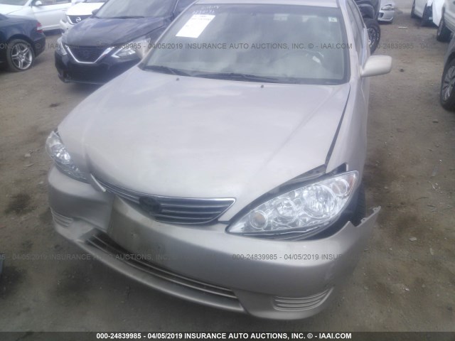 4T1BE32K85U029414 - 2005 TOYOTA CAMRY LE/XLE/SE SILVER photo 6